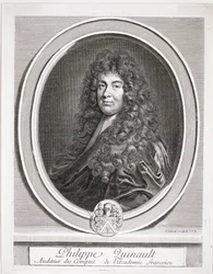 Porträtt av Philippe Quinault (1635-88)