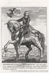Porträtt av Philippe de La Mothe Houdancourt (1605-57)