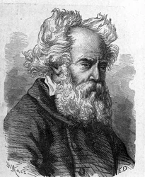 Porträtt av Pierre-Louis-Frederic (Pierre Louis Frederic) Sauvage (1785-1857), fransk uppfinnare av helice - i "Album de la Science; berömda vetenskapsmän; Grandes disouvertes””” 1896.