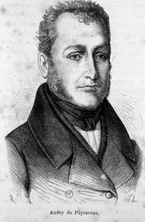 Porträtt av Pierre Francais Audry de Puyraveau (1783-1852), fransk ställföreträdare.