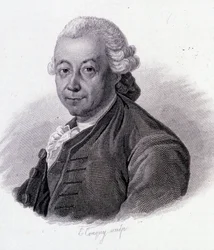 Porträtt av Pierre Pepper (1719-1786), fransk upptäcktsresande - i "" Porträtt av användbara män""