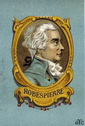 Porträtt av Pierre Victurien Vergniaud (1753-1793), fransk politiker. i "Historiska galleriet för den franska revolutionen" av Albert Maurin