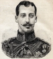 Porträtt av prins Albert Victor (1864-1892), hertig av Clarence och Avondale samt sonson till drottning Victoria av England, ur den franska tidningen Le Petit Parisien