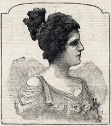 Porträtt av prinsessan Caraman-Chimay (Caraman Chimay) (Clara Ward - 1873 - 1916)