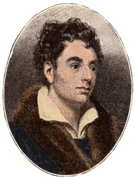 Porträtt av Robert Southey (1774-1843) engelsk poet från den romantiska skolan.
