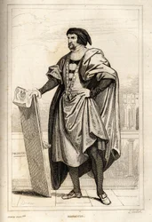 Porträtt av Tommaso di Giovanni Cassai, dit Masaccio