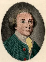 Porträtt av William Whitehead (engelsk poet) (1715-1785).