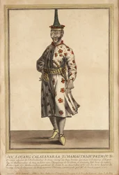 Porträtt av en av de siamesiska ambassadörerna till Ludvig XIV, 1685