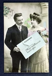 Vykortstelegram skickat 1907