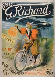Affischreklam G. Richard Cycles, Paris