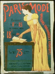 Affischreklamprenumerationer på Paris Mode Magazine