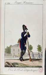 Elev från Polytechnique, från Troupes Francaises c.1805