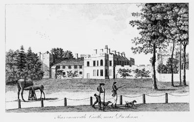 Ravensworth Castle nära Durham, 1800-talet