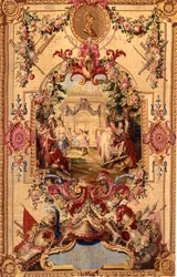 Regence Gobelins gobeläng med berättelsen om Don Quijote, 1717-18