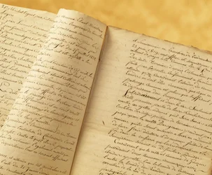Register över en fransk stad. 1700-talet.