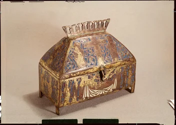 Relikvieskrin från St. Exupere (370-99) (champleve-emalj)