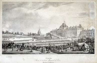 Revy över Paris nationalgarde den 29/4/1830.