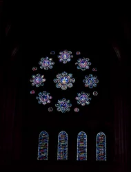 Rosenfönster, c.1220