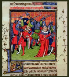 Roy 20 C VII f.212v Revolt at Montpellier