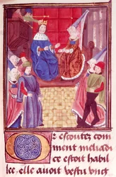 Royal 20 C.II fol.159 Cleriadus och Meliadice, från 