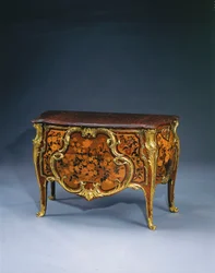 Kunglig Ludvig XV kommod, ca 1757