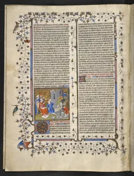 Royal MS 15 D III f.15v Gamla testamentets scen, 