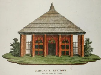 Rustikt hus i Jardin des Plantes, Paris