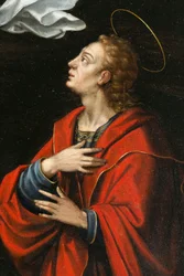 Sankt Johannes. Triptyk av Aubery