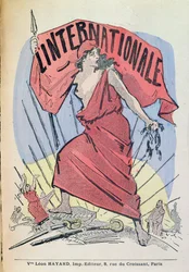 Noter till sången "Internationalen", cirka 1900