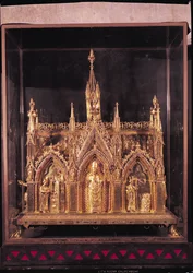 Shrine of St. Taurinus, 1240-55 (guld, koppar och emalj)