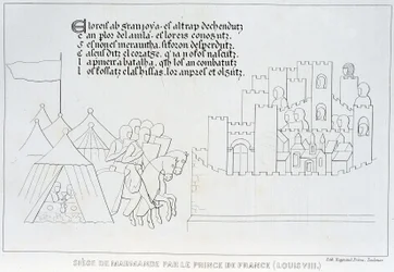 Belägring av Marmande av Ludvig VIII