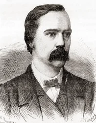Sir Charles Tilston Bright, från Les Merveilles de la Science, publicerad ca 1870 (gravyr)