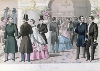 Soiree Mondaine, 1858 (färggravyr)