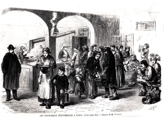 Soppkök i Paris, ca. 1860