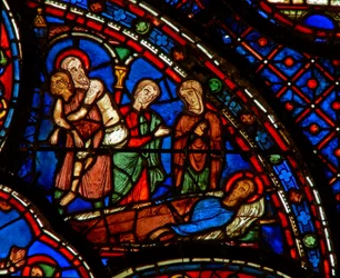 Sankt Antonius: buren till sitt eremitage (w30b)