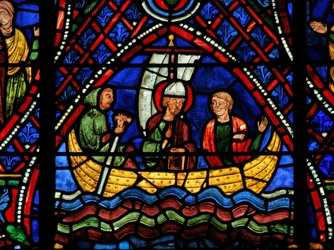 St. Apollinaire: i en båt (w36)