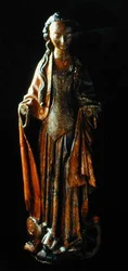 St. Catherine (polykromt trä)