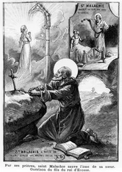 St Malachy ber för sin systers själ