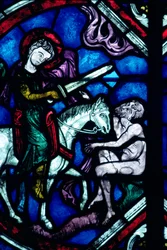 St. Martin delar sin mantel, 1200-talet