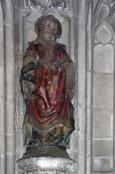 Staty av Judith (polykrom sten)