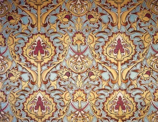 Gobeläng från Grand salon av grevinnan av Paris lägenhet, skapad av Maison Nicolle av Nimes, Frankrike