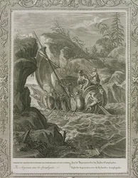 Argonauterna passerar Symplegades
