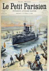 Den baltiska skvadronen korsar Suezkanalen - i "" The Little Parisian"" från 1904-12-11
