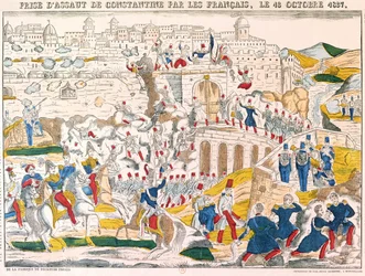 Fransmännens tillfångatagande av Konstantin den 13 oktober 1837