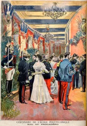 The Centenary of the Ecole Polytechnique: En bal på Trocadero, från det illustrerade tillägget till 