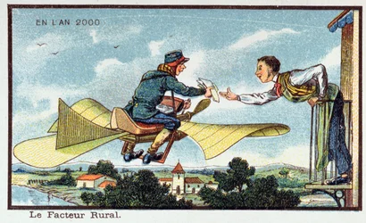 Landbrevbäraren år 2000, ca. 1913
