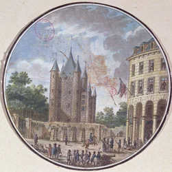 Templets donjon, Paris (färggravyr)