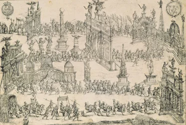 Henri IV:s (1553-1610) inträde i Lyon, 4 september 1595