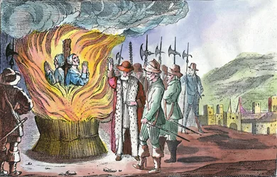 Avrättningen av valdensiska kvinnor under den piemontesiska påsken 1655