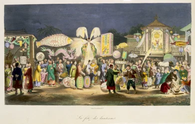 Lyktornas festival, pub. av Formentin, 1824-27
